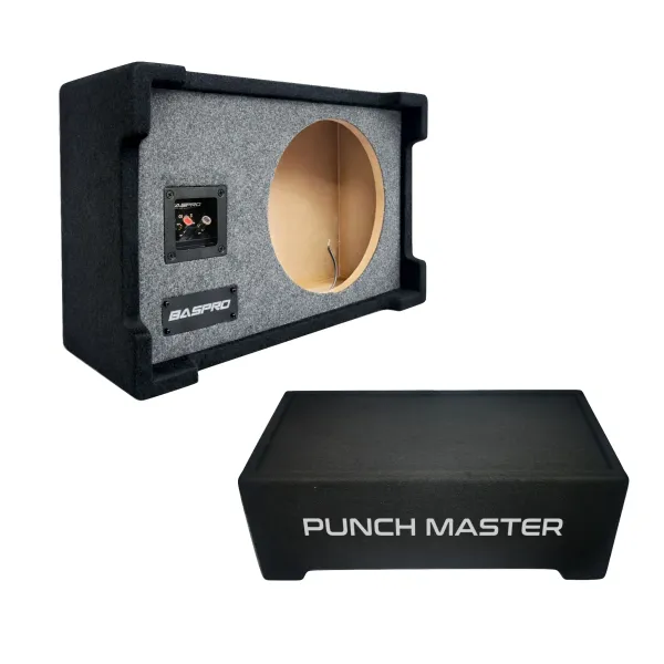 Baspro_Punch_Master_Pm_12Df_Universal_Down_Fire_Enclosure_Box_Compatible_For_12_Inch_Subwoofers_With_Power_Range_200W_400W_Rms