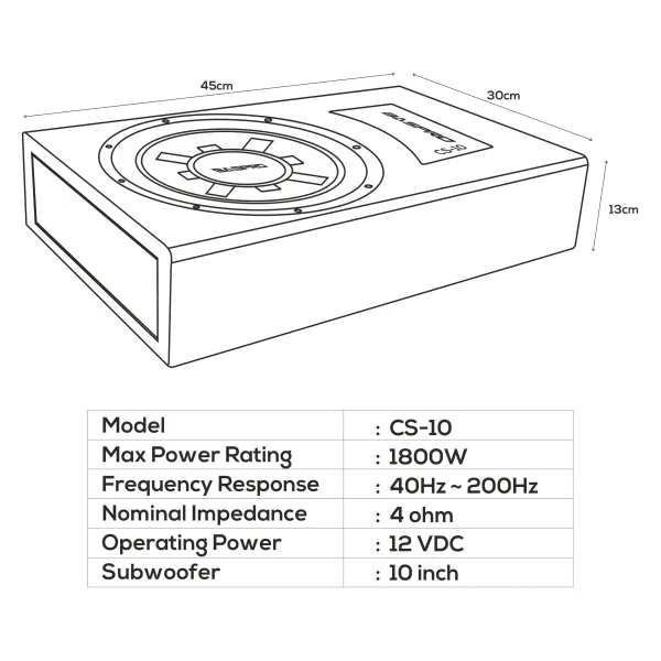 Baspro_Slimpact_Automotive_Subwoofer_System_Cs_10_10_Slim_Compact_Subwoofer_System_With_Built_In_Mosfet_Amp_Suitable_For_Cng_Fitted_Car_Truck_Tempo_Owner_Who_Want_Loud_With_Tight_Space