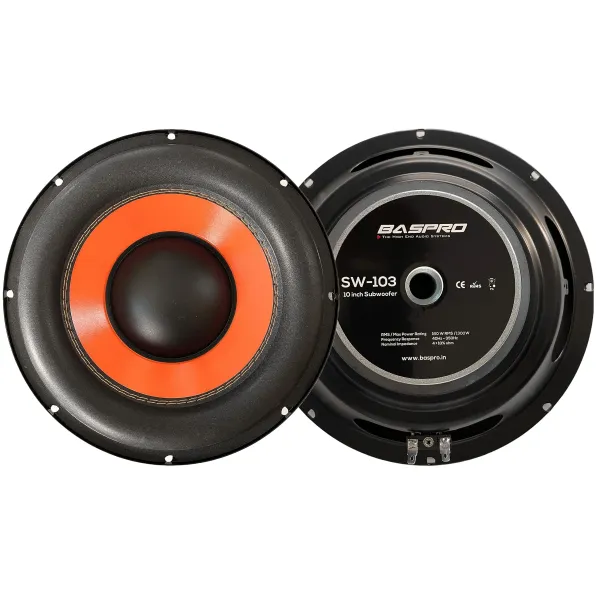 Baspro_Sw_103_Orange_Premium_10_Inch_160W_Rms_Subwoofer_With_1300W_Peak_Power