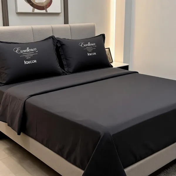 Cotton_Contemporary_Solid_Black_King_Size_Bedsheet_Set