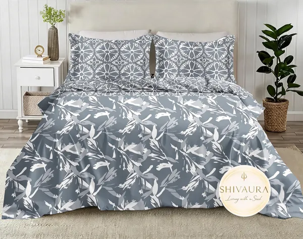 Cotton_Botanical_Print_Multicolour_King_Size_Comforter_Set