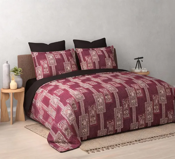 Cotton_Traditional_Multicolour_Print_King_Size_Bedsheet_Set
