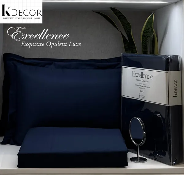 Navy_Satin_Solid_Bedsheet_Set