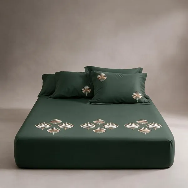 Designers_Embroidery_Series_Bedsheet_By_Home_Buzz