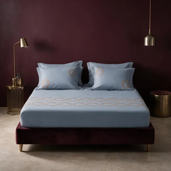 Designers_Embroidery_Series_Bedsheet_By_Home_Buzz