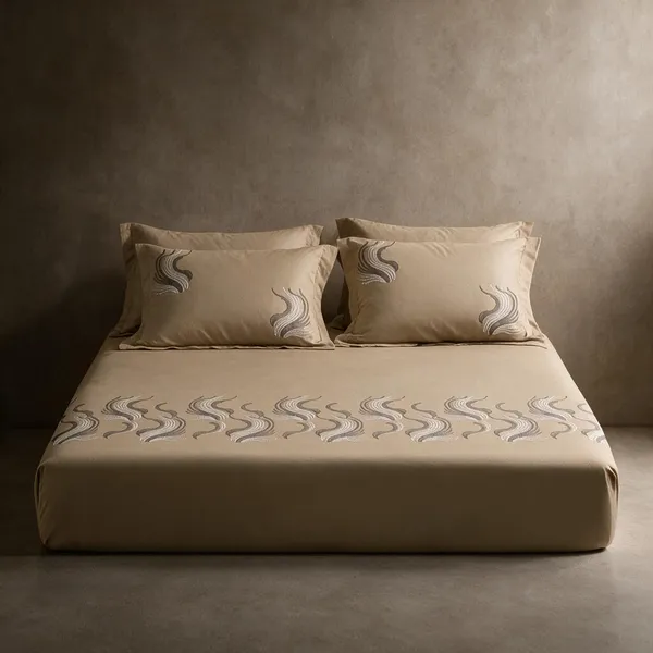 Designers_Embroidery_Series_Bedsheet_By_Home_Buzz