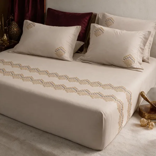 Designers_Embroidery_Series_Bedsheet_By_Home_Buzz