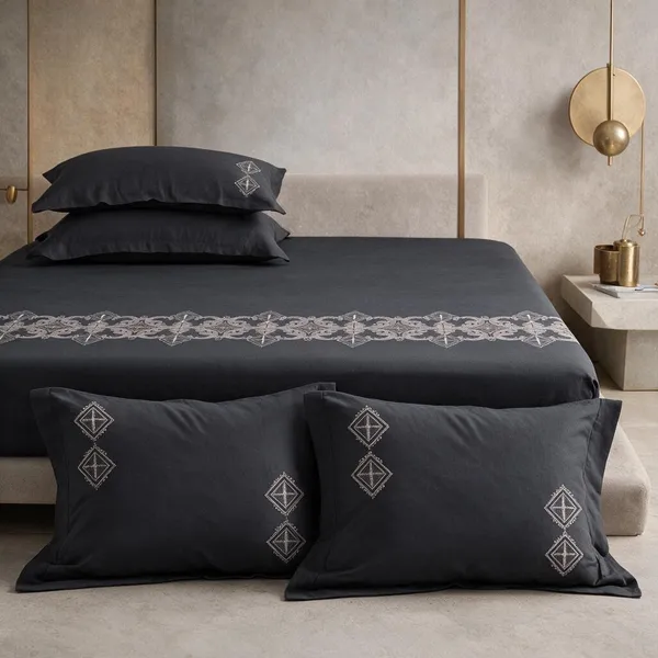 Designers_Embroidery_Series_Bedsheet_By_Home_Buzz