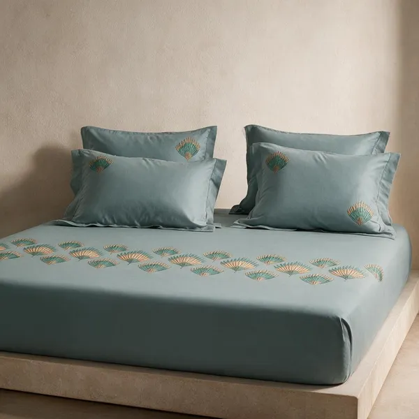 Designers_Embroidery_Series_Bedsheet_By_Home_Buzz