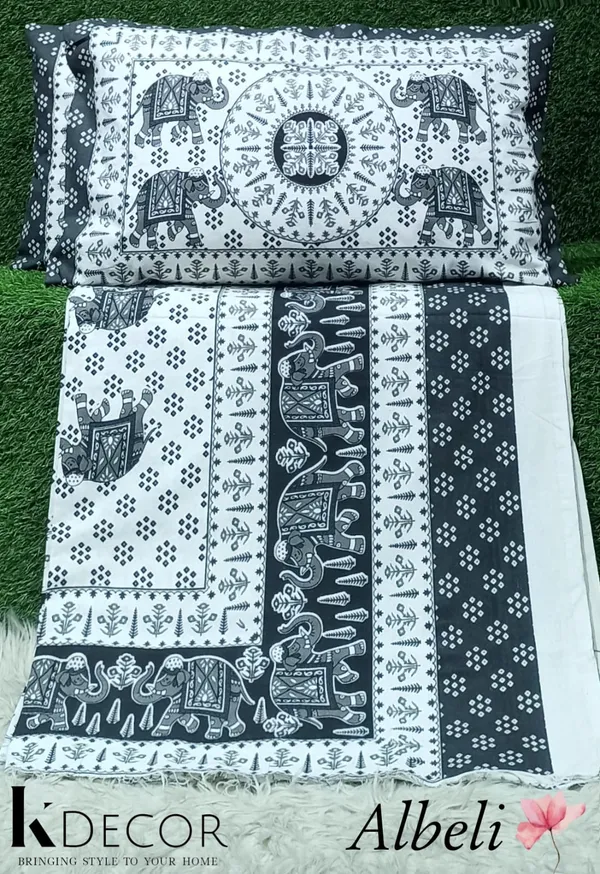 King_Size_Pure_Cotton_Fitted_Bedsheet_Set