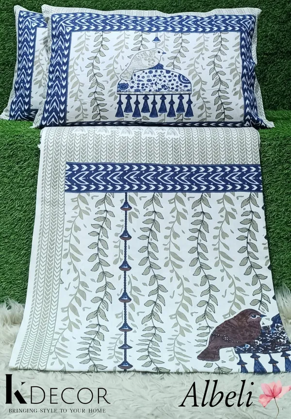 King_Size_Pure_Cotton_Fitted_Bedsheet_Set