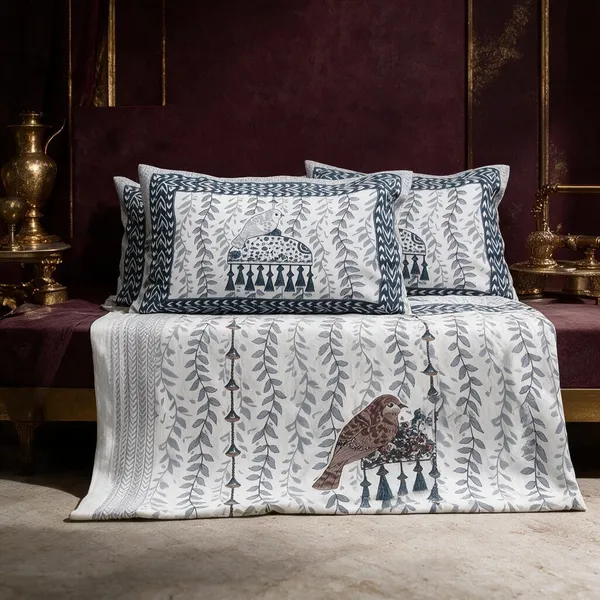 King_Size_Pure_Cotton_Fitted_Bedsheet_Set