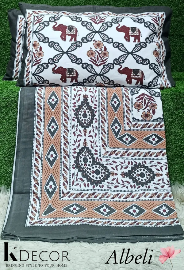 King_Size_Pure_Cotton_Fitted_Bedsheet_Set