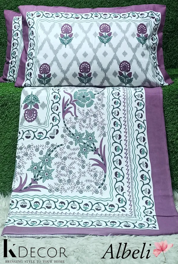 King_Size_Pure_Cotton_Fitted_Bedsheet_Set