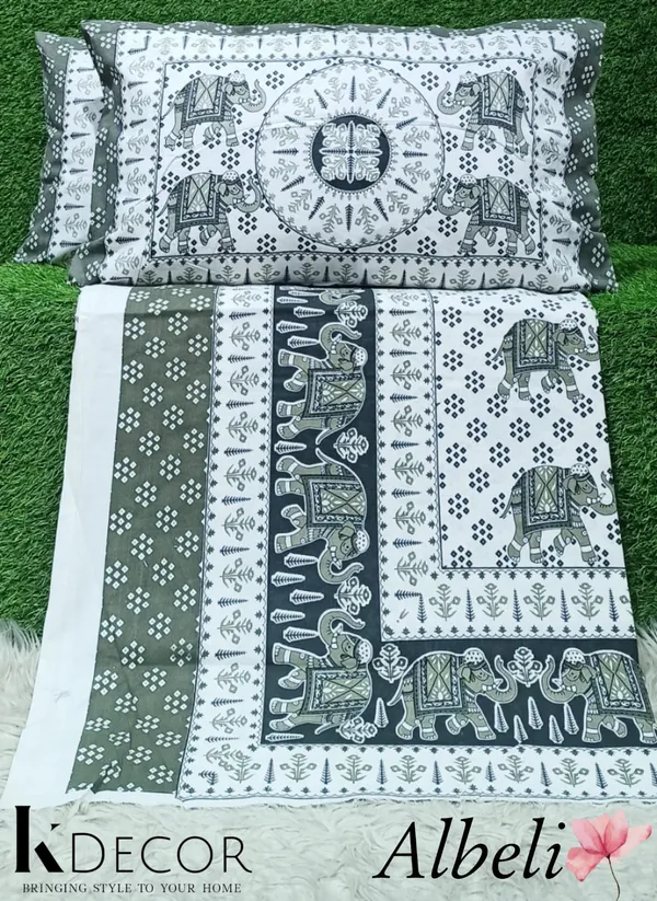 King_Size_Pure_Cotton_Fitted_Bedsheet_Set