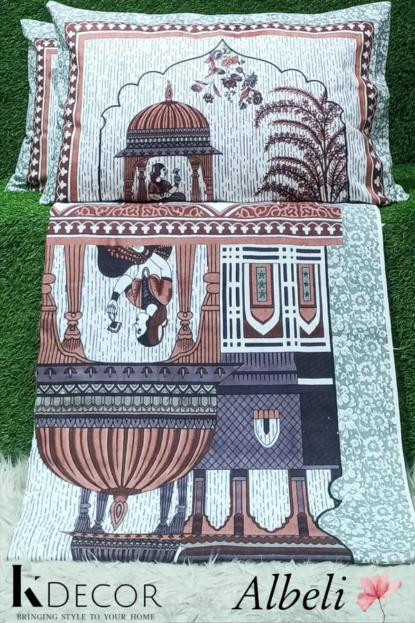 King_Size_Pure_Cotton_Fitted_Bedsheet_Set