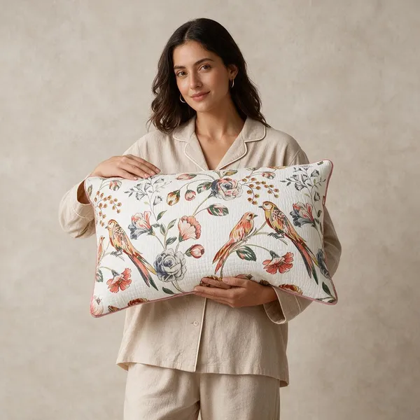 King_Size_Pure_Cotton_Quilted_Pillow_Series_By_K_Decor