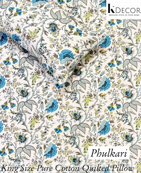 King_Size_Pure_Cotton_Quilted_Pillow_Series_By_K_Decor