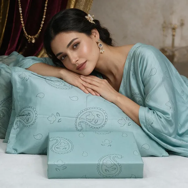 Pure_Cotton_King_Size_Textured_Print_Premium_Bedsheet