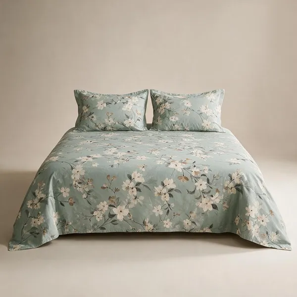 Royce_Pure_Cotton_(Organic_Cotton)_King_Size_Reactive_Print_Double_Bed_Bedsheet_By_Rose_Petal