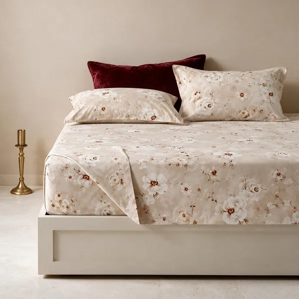 Royce_Pure_Cotton_(Organic_Cotton)_King_Size_Reactive_Print_Double_Bed_Bedsheet_By_Rose_Petal