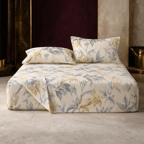 Royce_Pure_Cotton_(Organic_Cotton)_King_Size_Reactive_Print_Double_Bed_Bedsheet_By_Rose_Petal