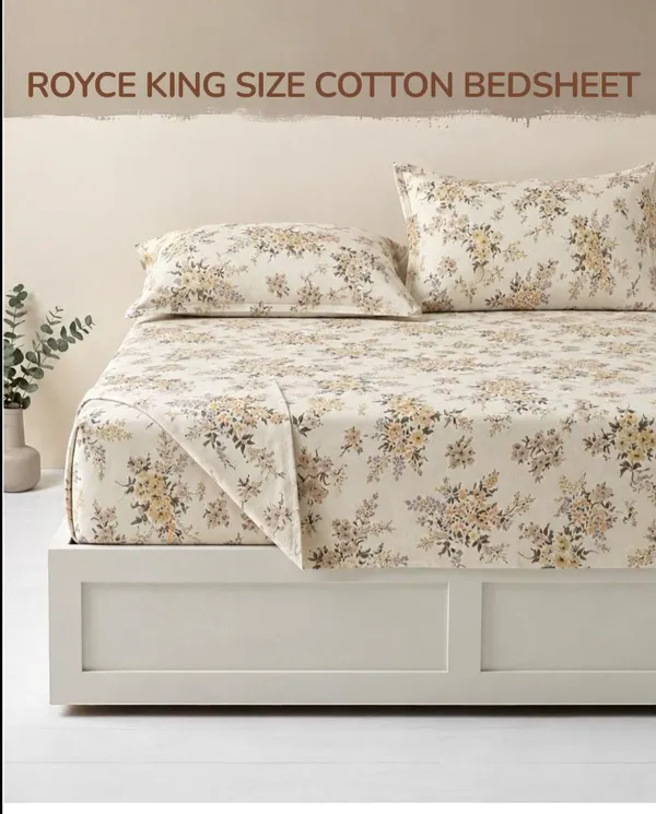 Royce_Pure_Cotton_(Organic_Cotton)_King_Size_Reactive_Print_Double_Bed_Bedsheet_By_Rose_Petal