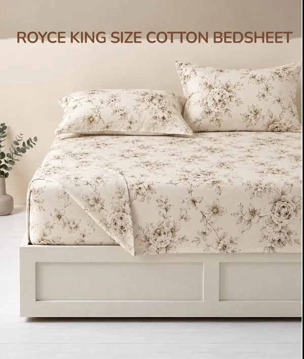 Royce_Pure_Cotton_(Organic_Cotton)_King_Size_Reactive_Print_Double_Bed_Bedsheet_By_Rose_Petal