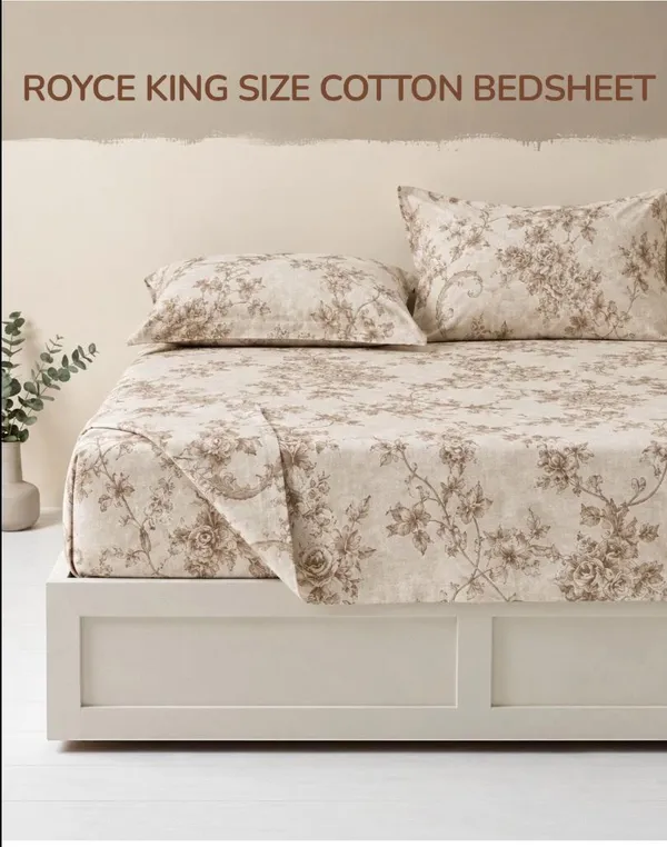 Royce_Pure_Cotton_(Organic_Cotton)_King_Size_Reactive_Print_Double_Bed_Bedsheet_By_Rose_Petal