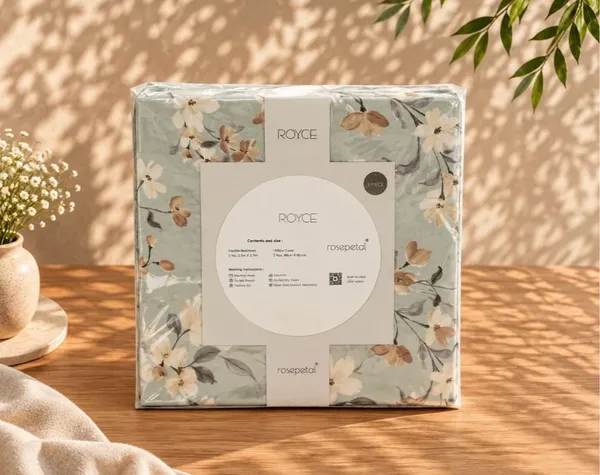 Royce_Pure_Cotton_(Organic_Cotton)_King_Size_Reactive_Print_Double_Bed_Bedsheet_By_Rose_Petal
