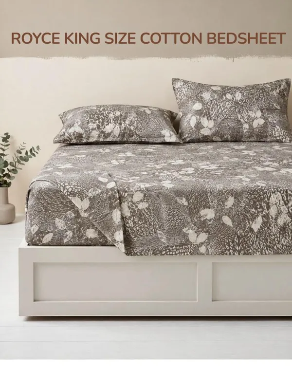 Royce_Pure_Cotton_(Organic_Cotton)_King_Size_Reactive_Print_Double_Bed_Bedsheet_By_Rose_Petal