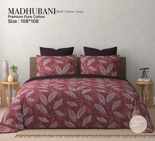 Cotton_Leaf_Print_King_Size_Bedsheet
