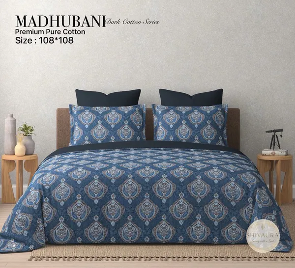 Cotton_Dark_Paisley_Print_King_Size_Bedsheet