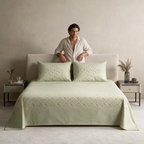ZADE_PURE_COTTON_KING_SIZE_PANNEL_PRINT_DOUBLE_BED_BEDSHEET