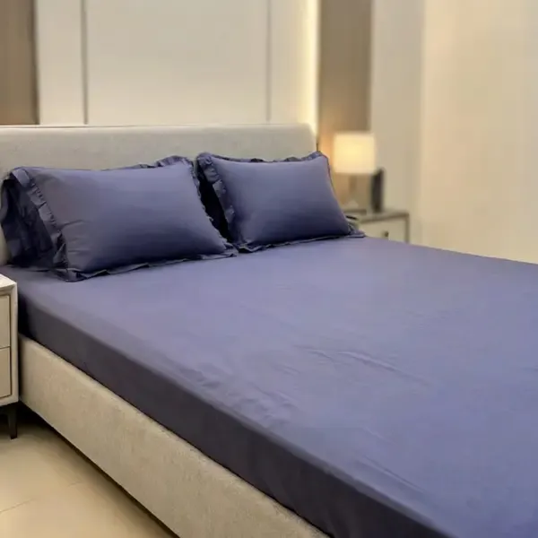 Cotton_Contemporary_Solid_Blue_King_Size_Bedsheet_Set