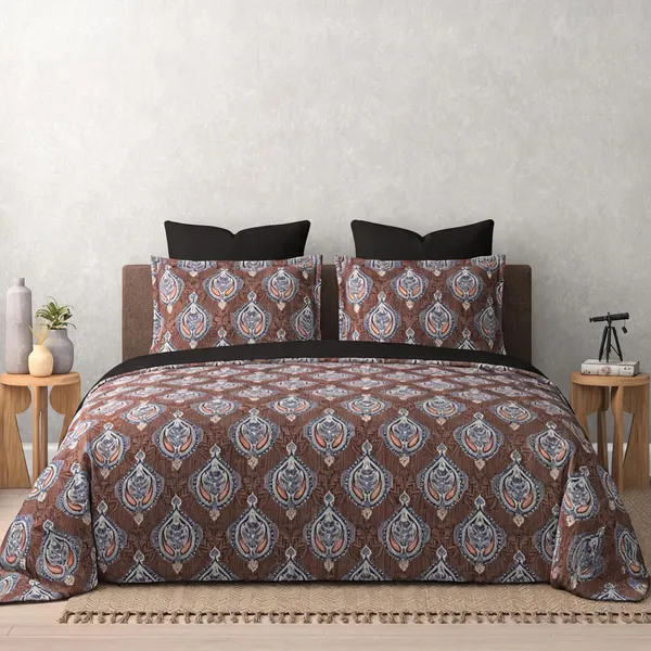 Cotton_Traditional_Paisley_Print_King_Size_Bedsheet_Set