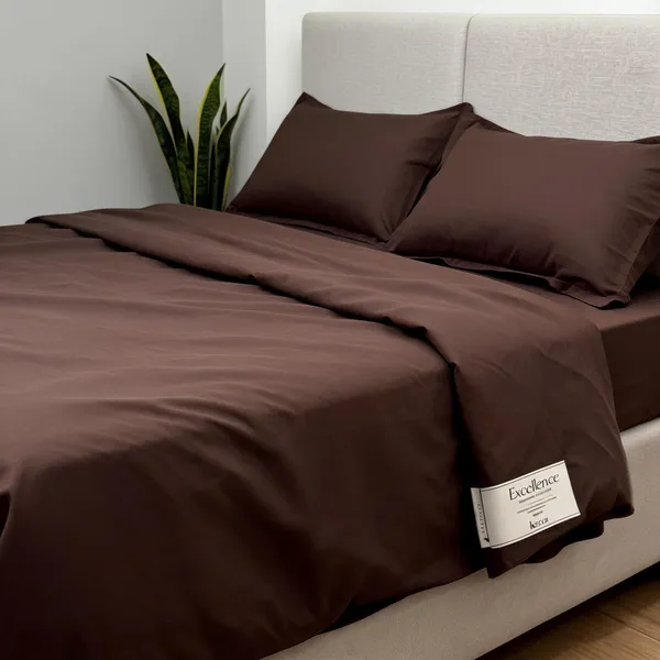Cotton_Contemporary_Solid_Brown_King_Size_Bedsheet_Set