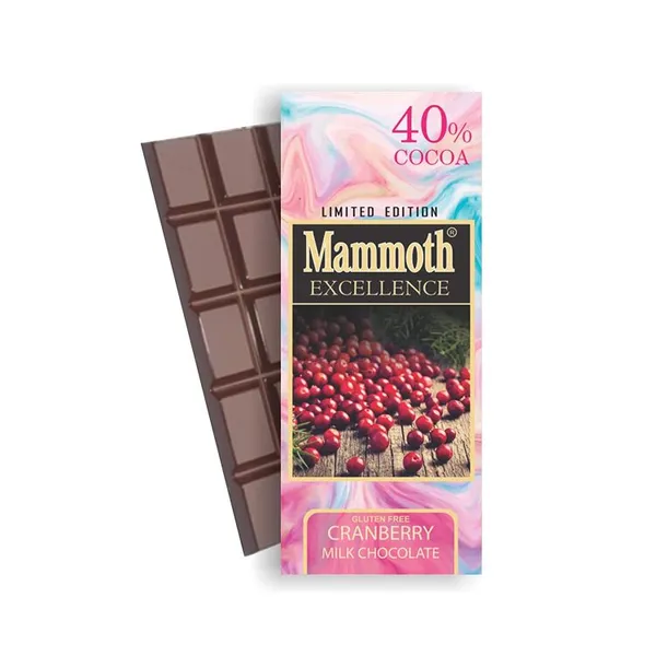 Mammoth_Excellence_Cranberry_Milk_Chocolate_Bar_40%_Cocoa_Pack_Of_2