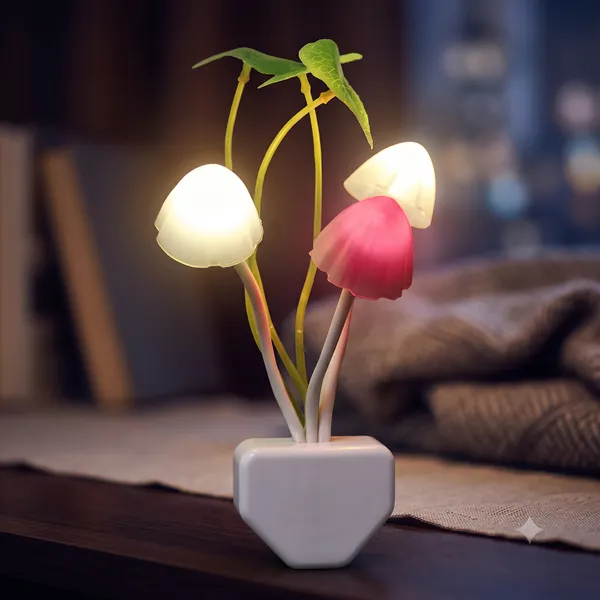 Mushroom_Flower_Sensor_Night_Light