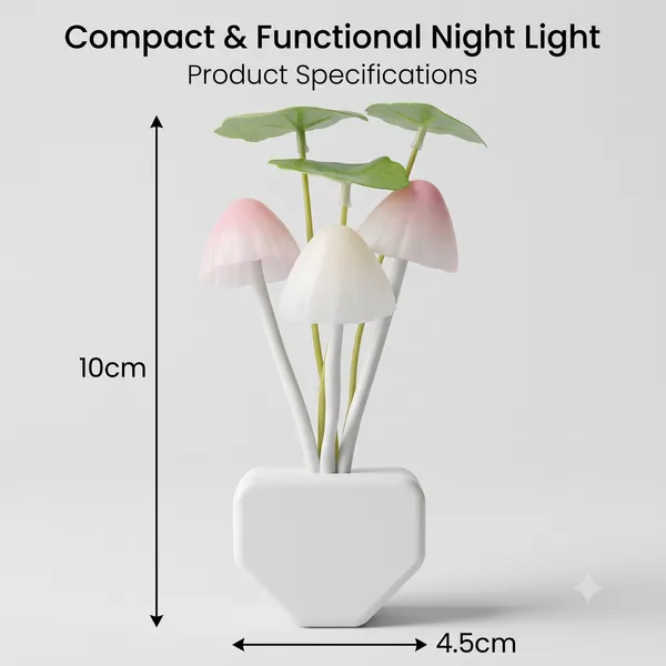 Mushroom_Flower_Sensor_Night_Light