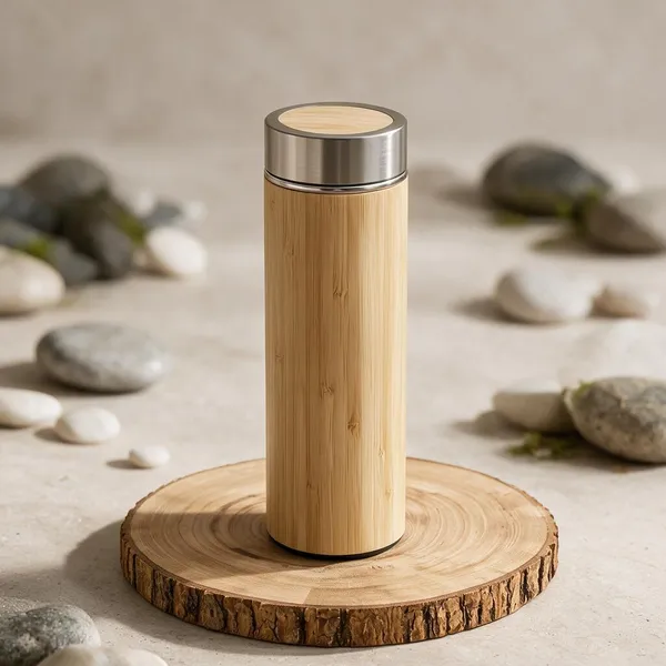 Bamboo_Stainless_Steel_Natural_Finish_Water_Bottle