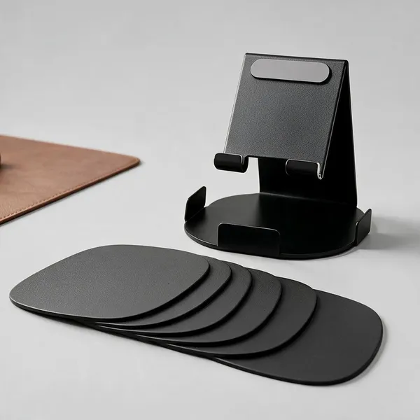 Black_Stainless_Steel_Desktop_Mobile_Phone_Stand