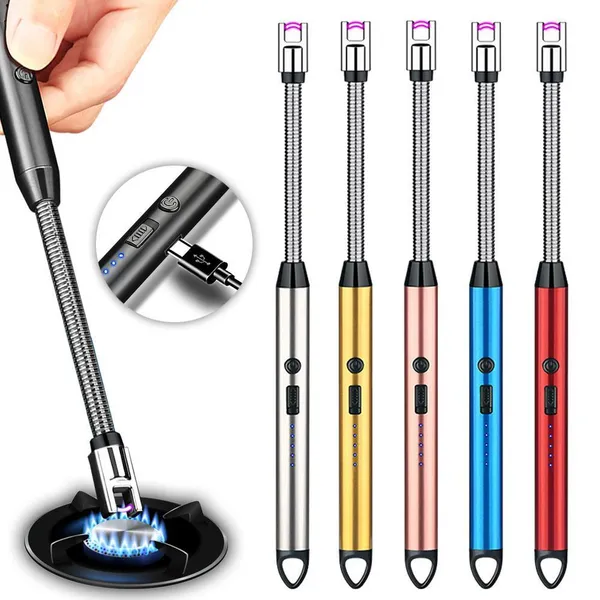 Flexible_Neck_Electric_Arc_Lighter_Pack_of_1_For_Home