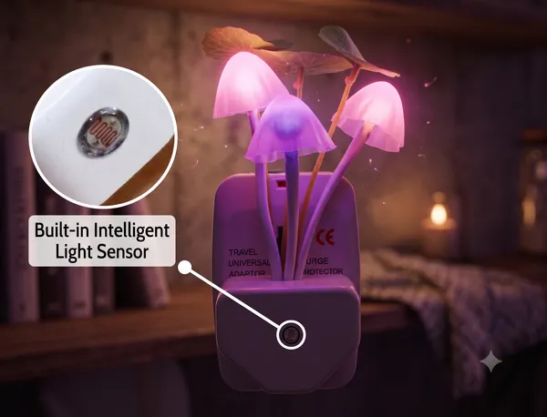 Mushroom_Flower_Sensor_Night_Light