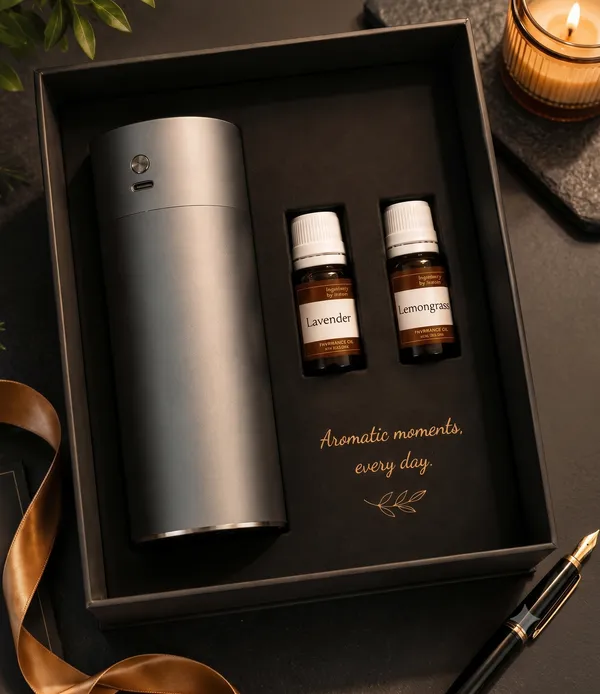 USB_Aroma_Diffuser_Automatiic_Aroma_Gift_Set_With_Lavender_And_Lemongrass_Oils