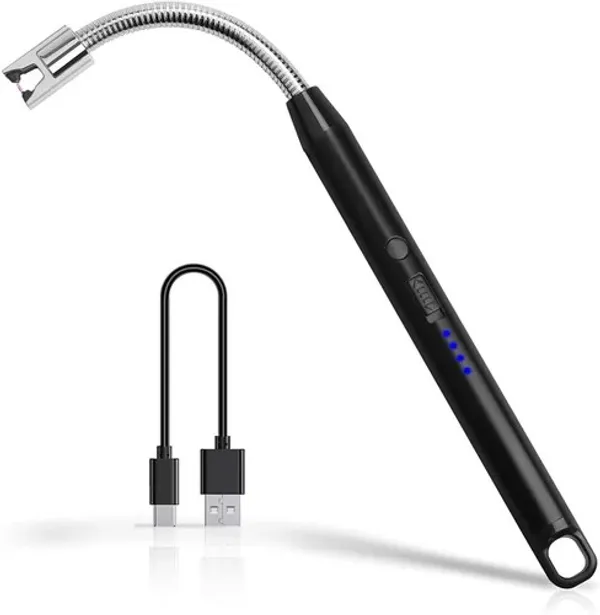 Flexible_Neck_Electric_Arc_Lighter_Pack_of_1_For_Home