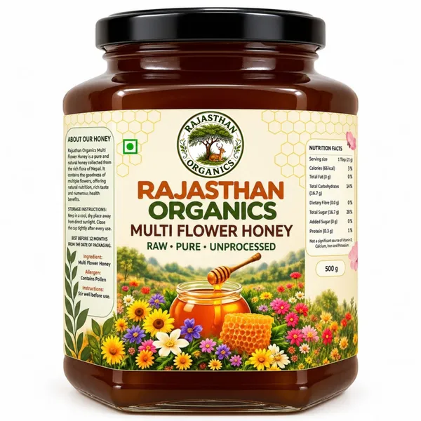 Rajasthan_Organics_Multi_Floral_Honey_500_G