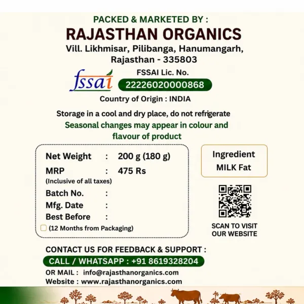 Rajasthan_Organics_A2_Milk_Bilona_Ghee_200_G