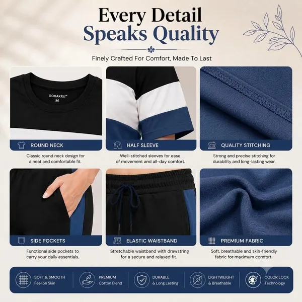 Women's_Co-Ord_Set_|_Half_Sleeve_Round_Neck_T-Shirt_with_Matching_Track_Pants_|_Stylish_Casual_Lounge_Wear,_Travel_Wear,_Gym_Wear_&_Daily_Wear_Outfit_for_Women