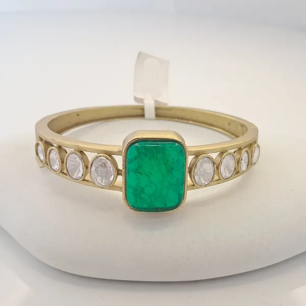 Emerald_Kundan_Bracelet_Default_Title
